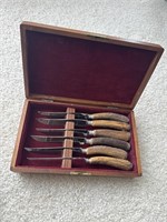 Hoffritz Germany Antler Serving 6PC Knife Set