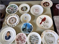 Collector Plates, Kennedy, Christmas