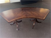 Mahogany Rolling Coffee Table