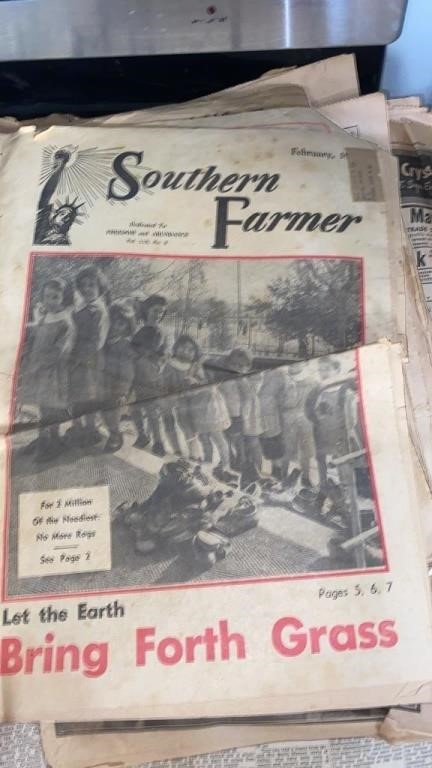 Vintage News Paper Lot