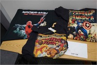 3-Marvel Superhero t-shirts-Spiderman, Fantastic