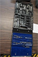 small tool set, 2-small tool boxes with pliers &