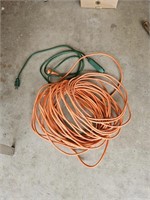 Orange Extension Cord & Power Strip