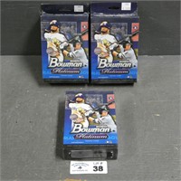 (3) Boxes of 2020 Bowman Platinum Baseball Cards