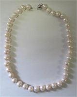 Strand of pearls, 6.35 mm in diameter, 16 3/4"