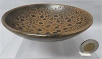 Lorenzen pottery bowl, 6 1/2 x 2" h.