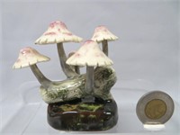Lorenzen mushroom, Mycena Haematopus, 2 3/4"h