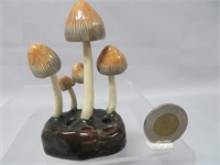 Lorenzen mushroom, Coprinus Micaceus, 2 3/4"h.
