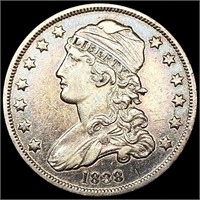 1838 Capped Bust Quarter CHOICE AU