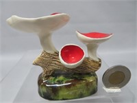 Lorenzen mushroom, Sarcoscypha Coccinea, 3" h.