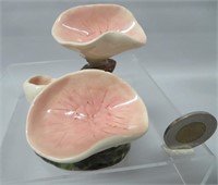 Lorenzen mushroom, Peziza Venosa, 3" h.