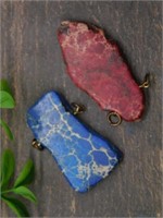 IMPRESSION JASPER PENDANTS ROCK STONE LAPIDARY SPE