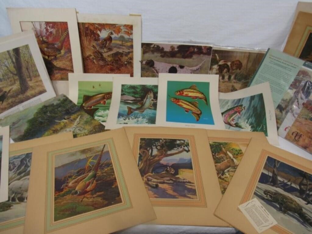 LARGE LOT OF ARTWORK SUITABLE FOR FRAMING: