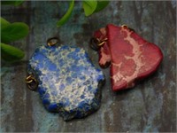 IMPRESSION JASPER PENDANTS ROCK STONE LAPIDARY SPE