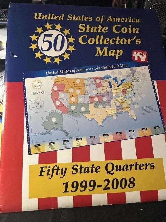 State Coins Collector Map