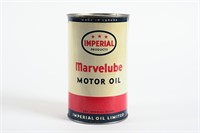 IMPERIAL THREE STAR MARVELUBE MOTOR OIL IMP QT CAN