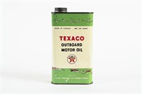 TEXACO OUTBOARD MOTOR OIL IMP QT CAN