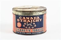 CANADA STRAIGHT CIGARETTE TOBACCO TIN