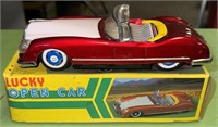 8" vintage Lucky Open Car with box