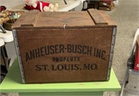 11x18 inch Wooden Anheuser-Bush Inc box