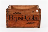 1963 PEPSI-COLA WOODEN POP CRATE