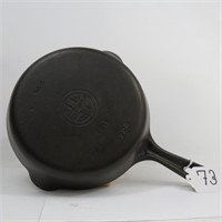 GRISWOLD SBL EP #5 GROOVE HANDLE CAST IRON SKILLET