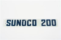 SUNOCO 200 GAS PUMP AD GLASS PANEL
