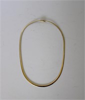 14K Yellow Gold 18.5" Long