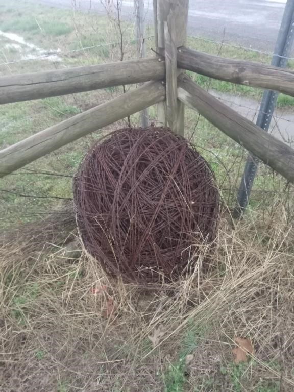 barbed wire roll