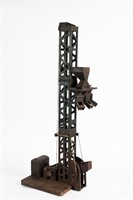 EARLY RARE BUDDY L HOISTING TOWER