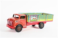 LUMAR LAZY DAY FARMS TIN DELIVERY TRUCK