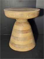 Found and Fable Wooden Pedestal Table
