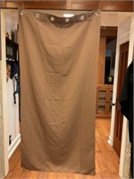 (4) 82 x 42 Brown Curtains