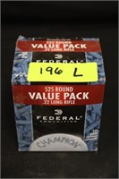 Federal .22 LR 525 round Value Pack