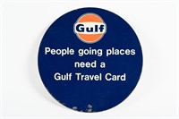 GULF TRAVEL CARD DST RACK SIGN