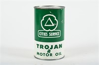 CITIES SERVICE TROJAN MOTOR OIL IMP QT CAN
