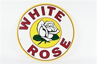 REPRODUCTION WHITE ROSE S/S 32" SIGN