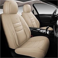 HAITOUR Full Coverage Leather Car Seat Covers
