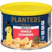 Planters Cashews, Roasted & Unsalted - 200 g BB