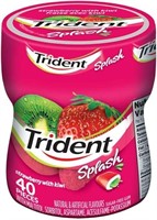 Trident Sugar-Free Gum Splash Strawberry Kiwi