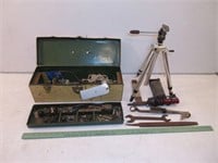 Toolbox with Contents and Tripod