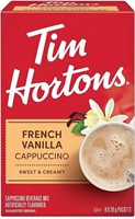 Tim Hortons French Vanilla Cappuccino Packets,