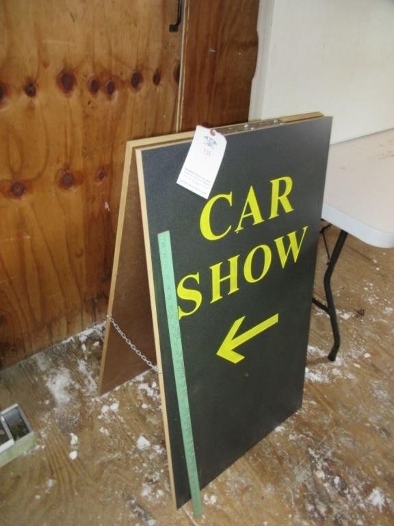 "Car Show" Sign