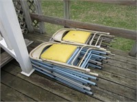 (13) Metal Folding Chairs