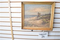 Original Oil "Sand Dune Beach"