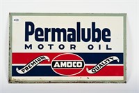 AMOCO PERMALUBE MOTOR OIL DST SIGN