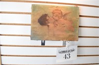 Original Oil "Cherub's Kiss"