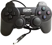 Generic Mono Shock Vibrate PC USB Gamepad Game