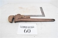 Bronze Non-Sparking Berylco Pipe Wrench