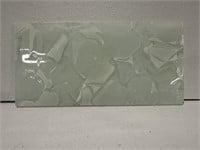 Flower glass poppy glass tile